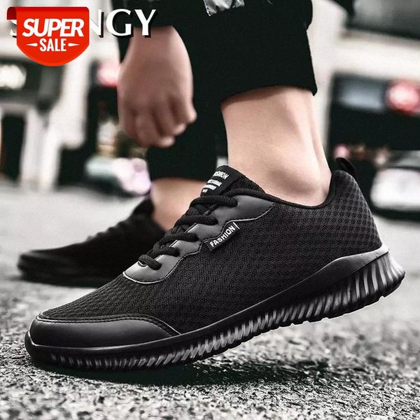 

new men shoes breathable ultralight casual shoes soft sneakers flat sports outdoor running fitness sneakers for men #bv3d