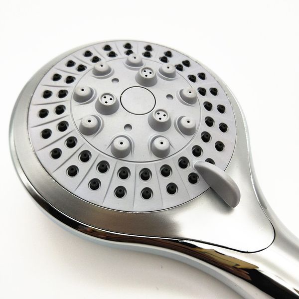 

large and small snakehead racket electroplating shower nozzle set faucet portable 5 multifunctional pressurized seat