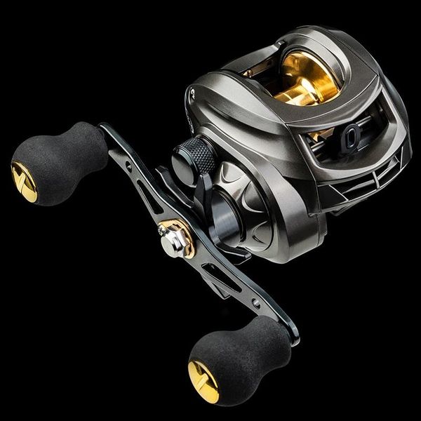 

baitcasting reels 2021 ak reel 7.2:1 high speed 8kg max drag fishing explosion-proof line magnetic brake