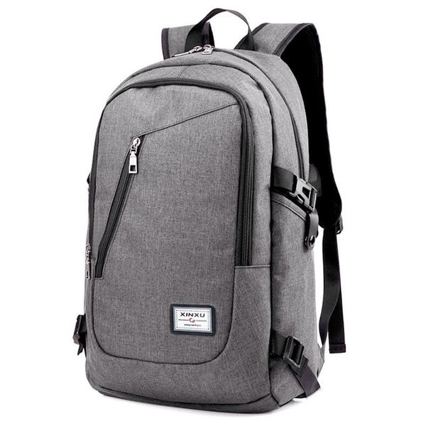 

backpack large capacity travel climbing adjustable outdoor sports with external usb port hiking nylon korean style laptop