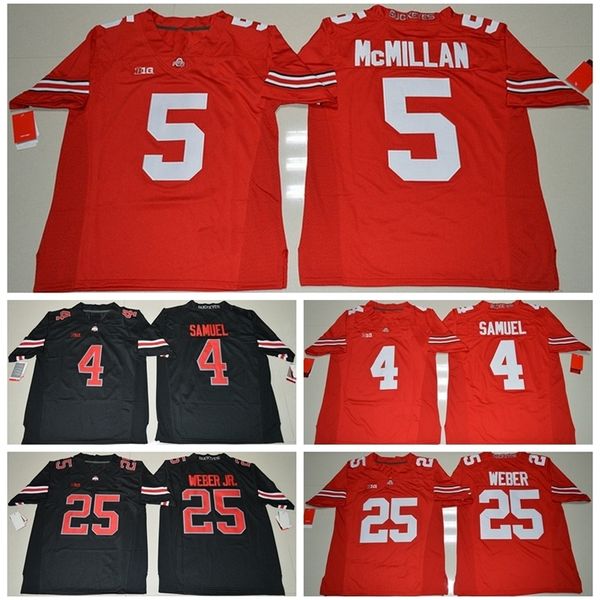 

wholesale ncaa ohio state buckeyes 4 curtis samuel college football jerseys 25 mike weber 5 raekwon mcmillan jersey, Black