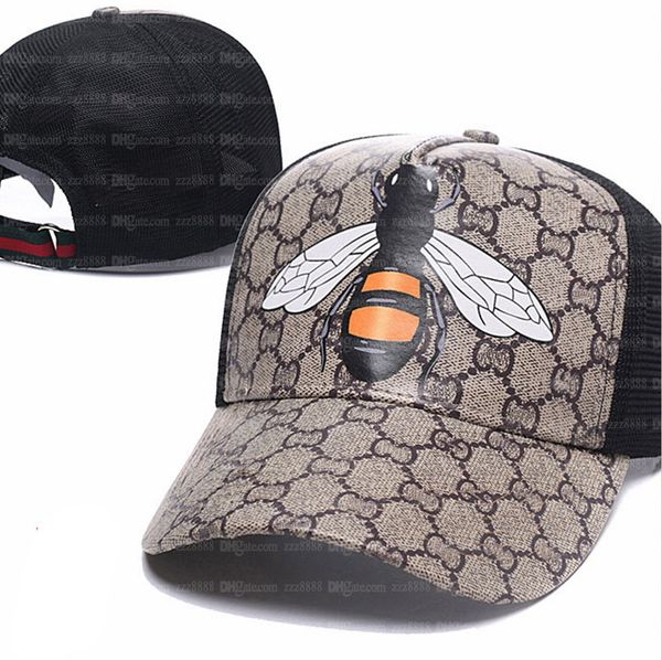 

designer fashion mens baseball caps brand tiger head hats bee snake embroidered bone men women casquette sun bucket adjustable hat gorras sp, Blue;gray