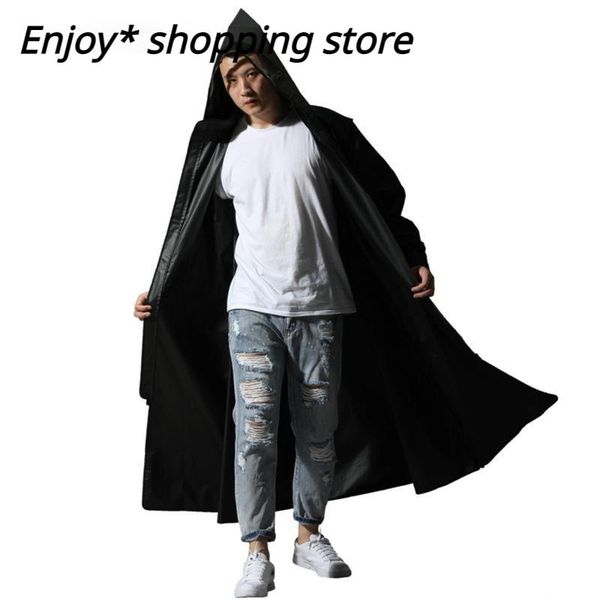 

raincoats raincoat men's women's zipper hooded poncho long motorcycle hiking eco-friendly