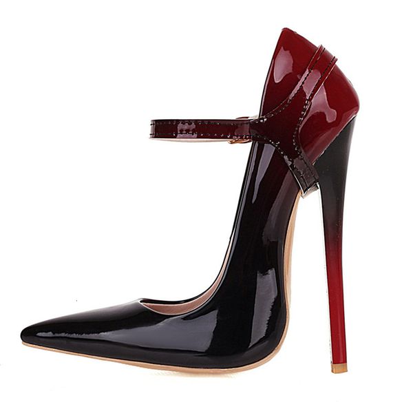 

sandals sapatos de salto mulher moda do do pÃ© apontado vermelho cinza bombas feminino s finos festa 9hgt, Black