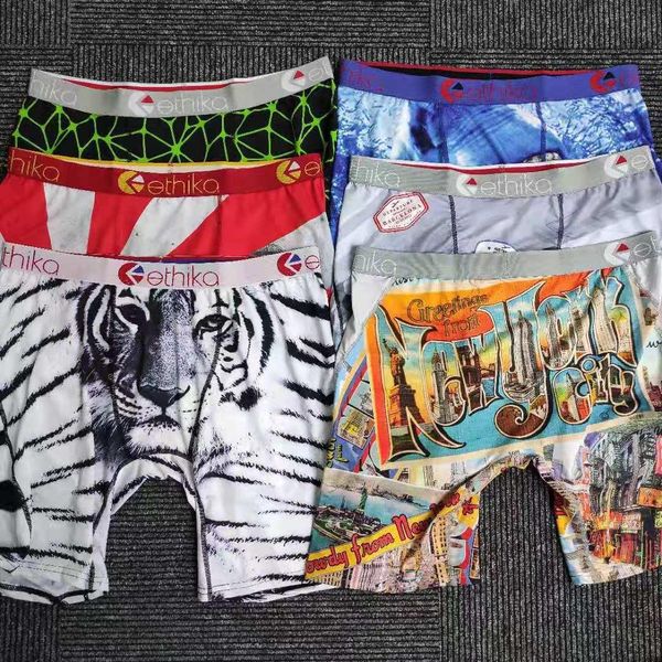

2021 etika boxers promote casual style ethika underwear sports hip hop underwear wholesale fast dry on the street