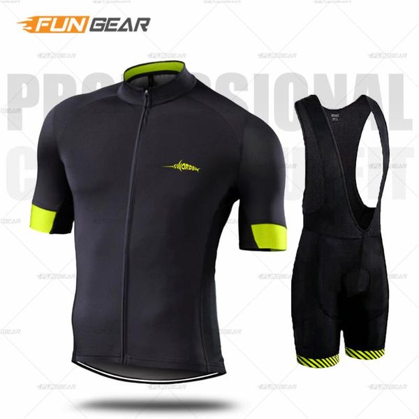 

racing sets cycling clothing men cycle jersey set short sleeve bicycle training clothes maillot ropa ciclismo uniforme road bike sportwear, Black;blue