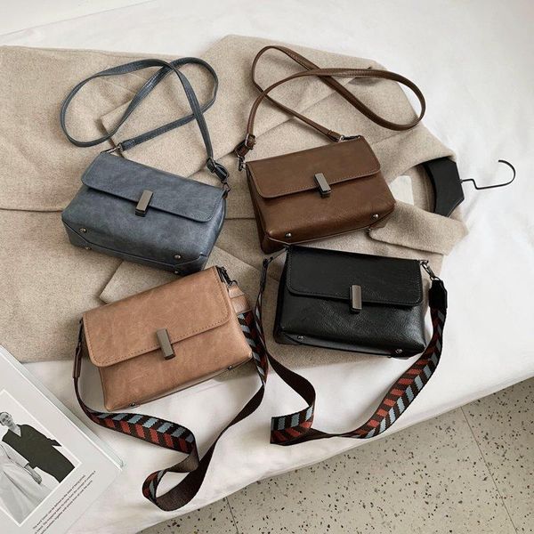 

cross body ladies daily small square bag fashion shoulder pu soft face messenger casual lady mobile phone wallet