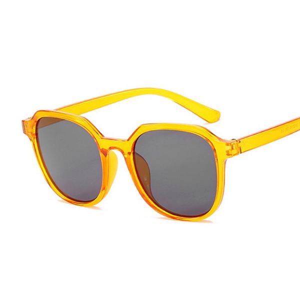 

new retro frame brand women's sunglasses sol fashion small mujer glasses personality trend uv400 transparent gafas designer de qggmg, White;black