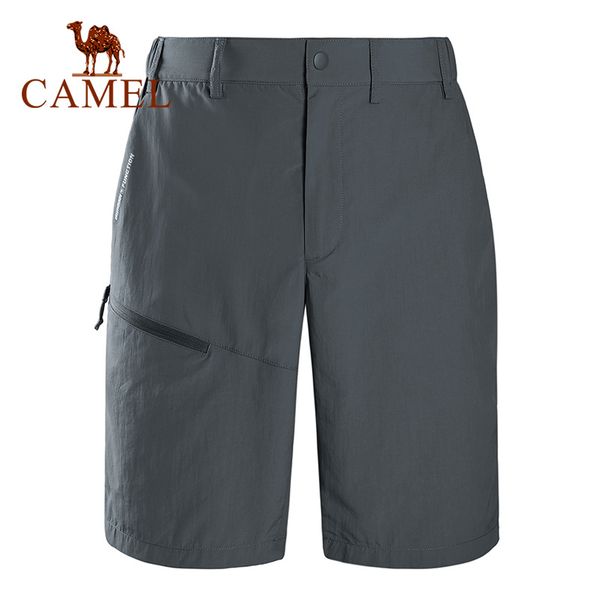

camel outdoor casual quick-drying short men clothing men's sport breathable solid color shorts female c0222, White;black
