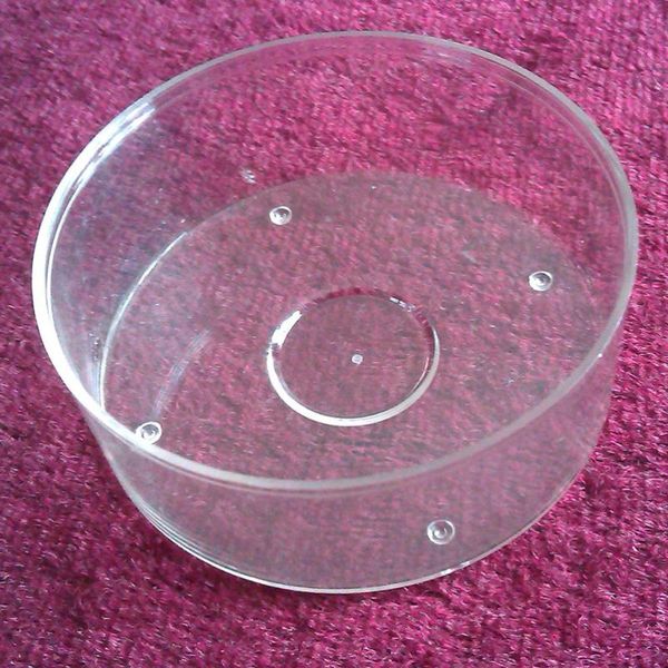 

craft tools 100pcs candle shell tea wax melt molds round clear holder clamshel