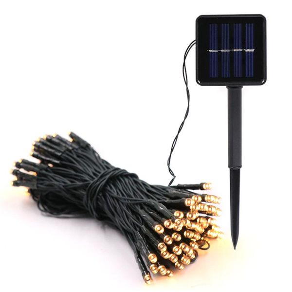 

strings christmas solar led light outdoor 8 modes waterproof lamp for tree decoration gardens wedding party homes