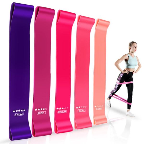 

resistance bands yoga crossfit 5 level rubber training pull rope for sports pilates expander fitness gum gym workout equipment