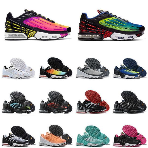 

tn plus 3 chaussures tuned men women running shoes hyper purple parachute outdoor sneakers sports mens trainer size 36-45