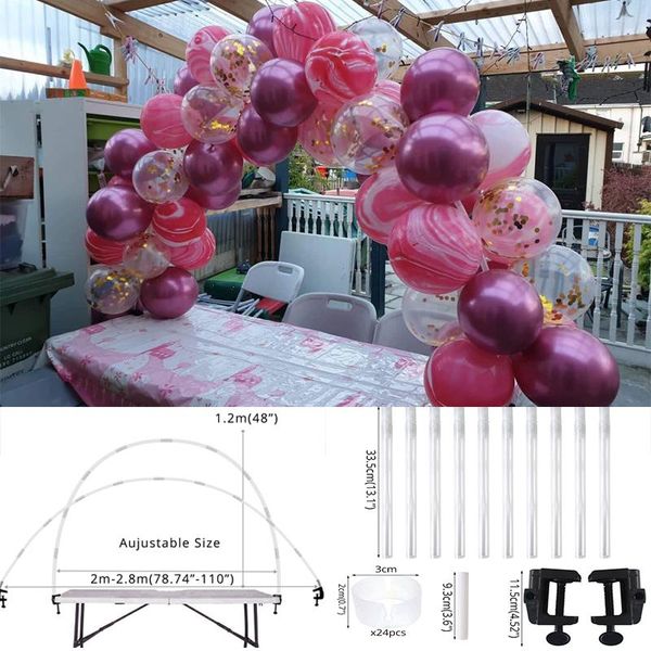 

party decoration weigao balloon arch stand frame base wedding birthday balloons holder column ballon chain christmas baby showerr supplies