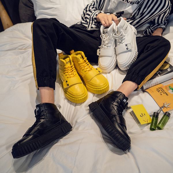 

autumn high korean fashion young ins men shaking voice net red hip hop tiktok sho, Black