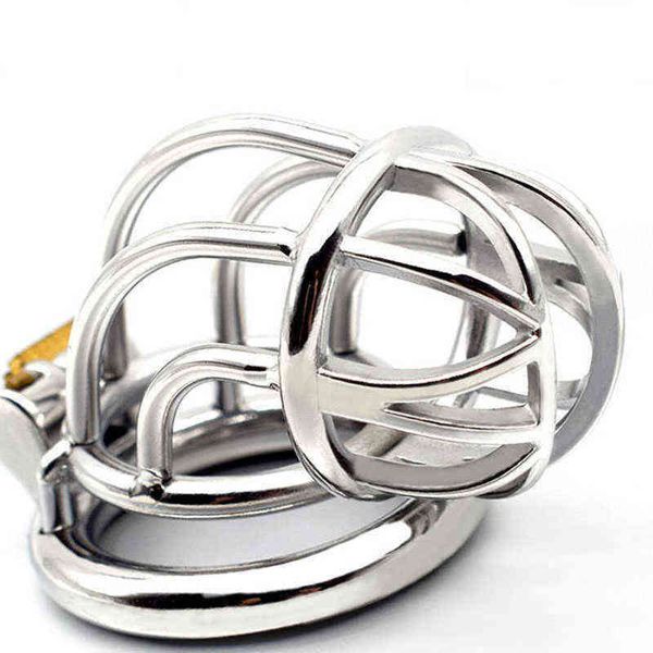 Nxy cockrings a gaiola sissy bdsm dick brinquedos sexuais para homens adequados a amantes exigentes de Chastity Adult Toy Metal Cage 1206