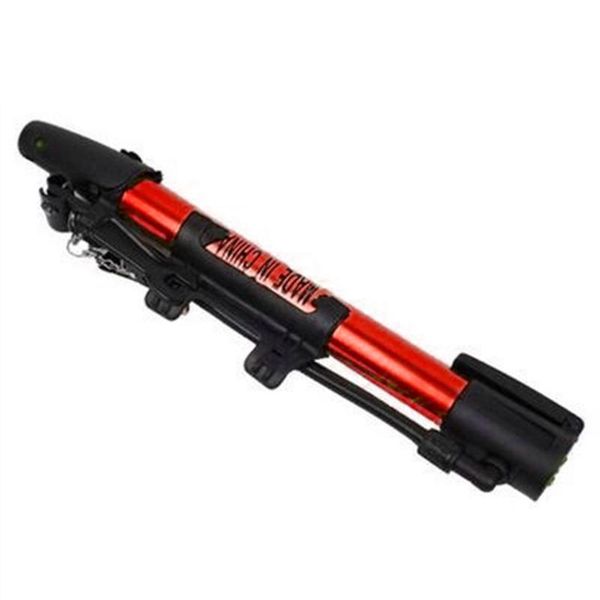 

bike pumps bicycle pump inflator aluminum alloy gauge foot pedal portable floor air external hose fits