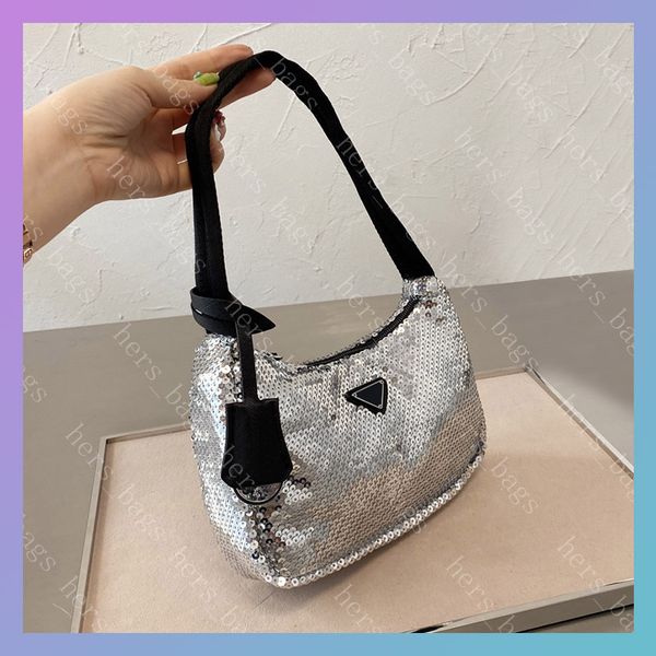 

women luxurys designers hobo bags 2020 fashion mini bag 2021 nylon classic handbags casual lady handbag with sequins street