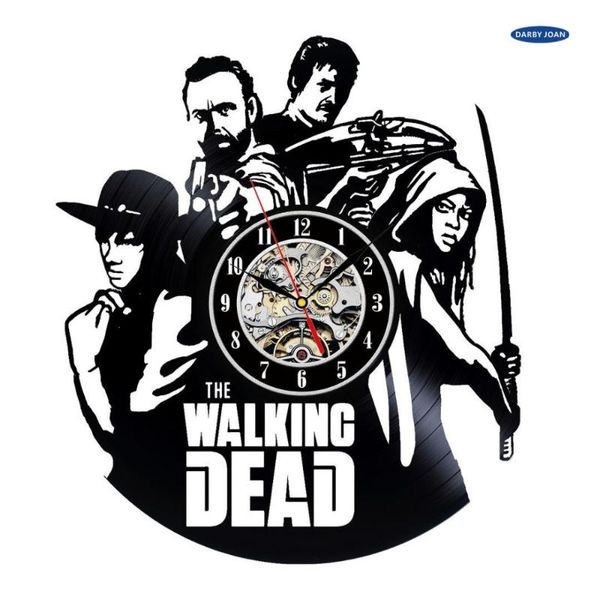 

wall clocks klok horloge mural wholesale cd clock modern design film home decoration watch large