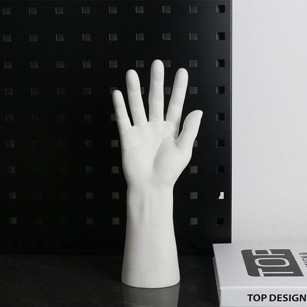 

decorative objects & figurines nordic style creative resin crafts black and white hand ornaments modern minimalist home decor wine cabinet g