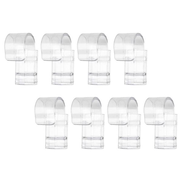 

hooks & rails 8pcs bathroom storage clip hanging rack toothpaste cleansing bottles