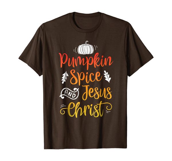 

Thanksgiving shirts for Women Pumpkin Spice and Jesus Christ, Mainly pictures