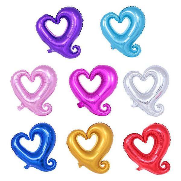 

5pcs 18inch hollow heart shape foil balloons helium balloon wedding valentine's day birthday party ballon decoration supplies