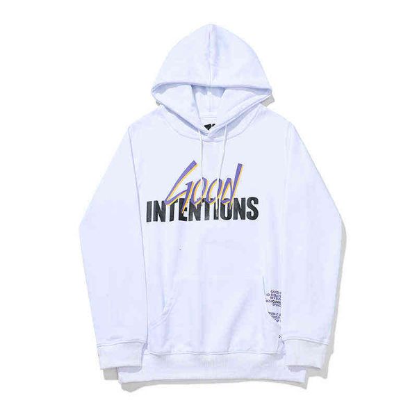 

men's chaopai big v flying pigeon print hip hop loose pullover hooded sweater coat, Black