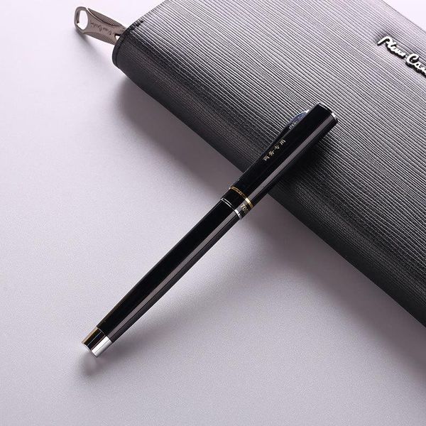 

fountain pens 1pcs black student pen business wholesale corporate logo custom gift direct