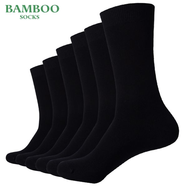 

match-up men bamboo bla sos breathable business dress sos (6 pairs/lot), Black