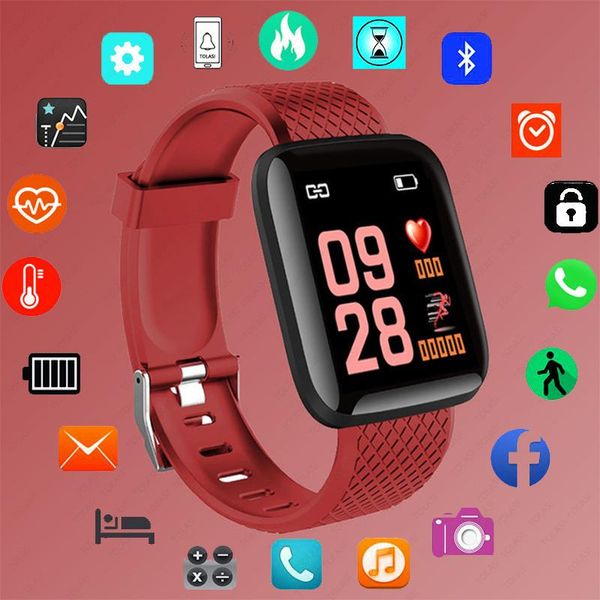 

wristwatches wristwatch fitness a7 color screen smart sport bracelet activity running tracker heart rate for children men women watch hours, Slivery;brown
