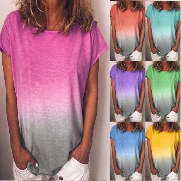 

women's t-shirt 2021 summer short sleeve round neck casual t-sleeve, White