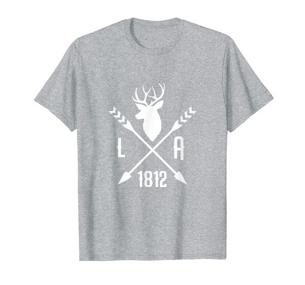

LA Louisiana 1812 White Tail Deer T-Shirt, Mainly pictures