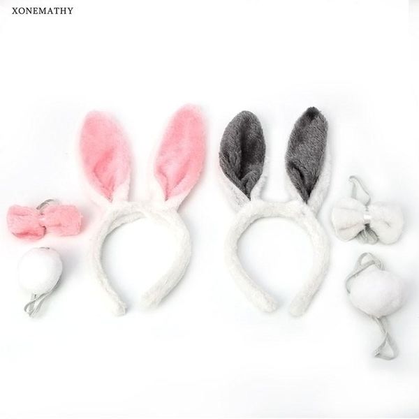 

hair accessories lovely girls ears headband tail necktie birthday party costume prop