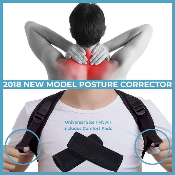 

adjustable posture corrector fracture support back shoulder correction brace belt strap orthopedic strap accessories sn-hot