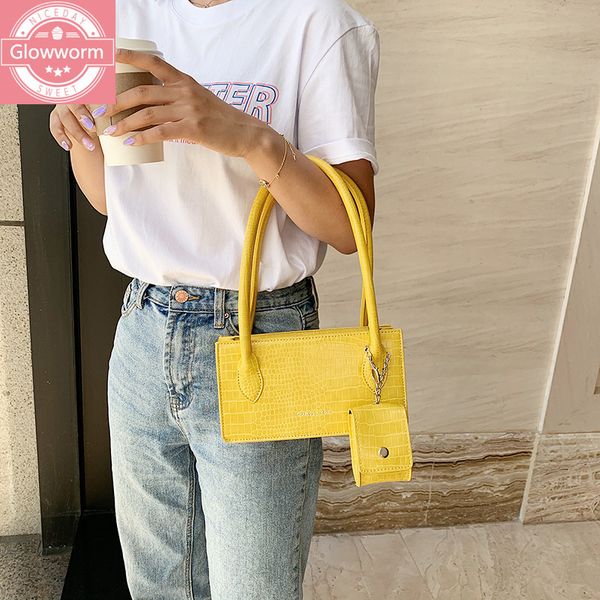 

fashion crocodile pattern small square bag for women mini handle bag casual shoulder bags ladies handbag vintage phone bag c0226