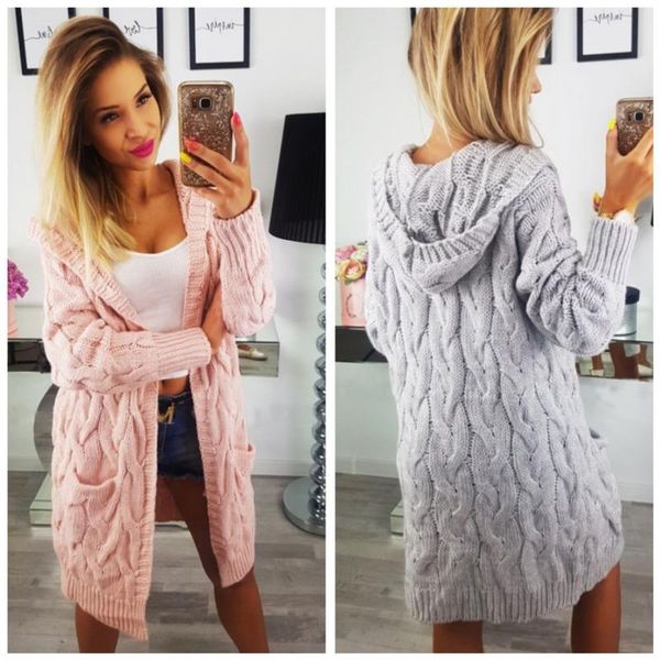 

women's sweaters autumn sweater women harajuku long cardigan abrigos mujer sleeve knitted chompas largas sueltas para coat, White;black