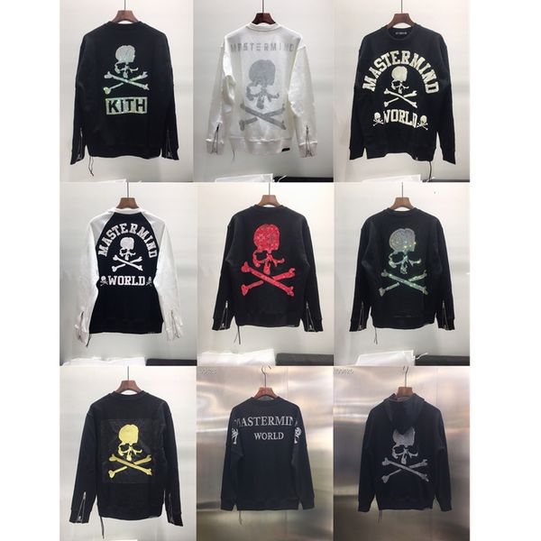 

2021 new high diamond japan sweatshirts men women 1:1 digital direct printing mastermind hoodie pullover 3n1c, Black