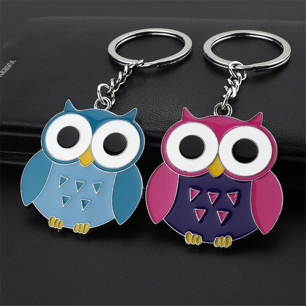 

New Creative Owl keychains Cartoon Key Chain Gift Backpack pendant Keyholder Accessories