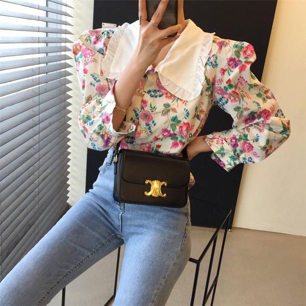 

women's blouses & shirts fashion print autumn crop women v neck pullover holiday casual tank short sleeves loose fit cropped, White