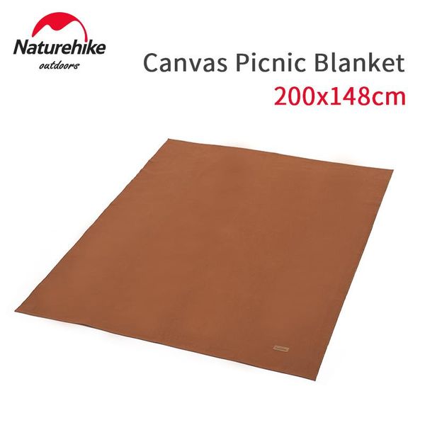 

naturehike portable canvas picnic mat waterproof picnic blanket folding camping ground mat 100% cotton park tent outing blanket