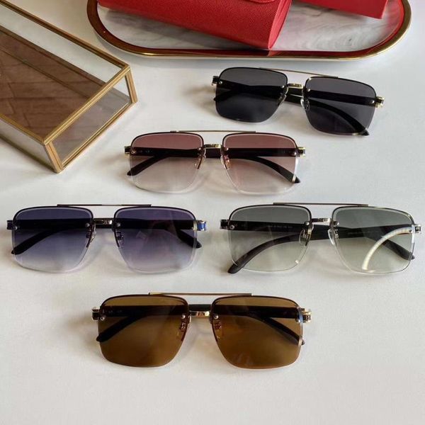 

sunglasses gold sunglasses de fashion sonnenbrille wood tomxe with frame de gafas sol rimless men box square sgiuw, White;black