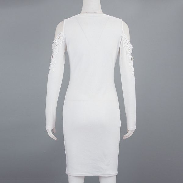 

new women ladies hollow deep v lace crop long sleeve t shirts blouse, Black;blue