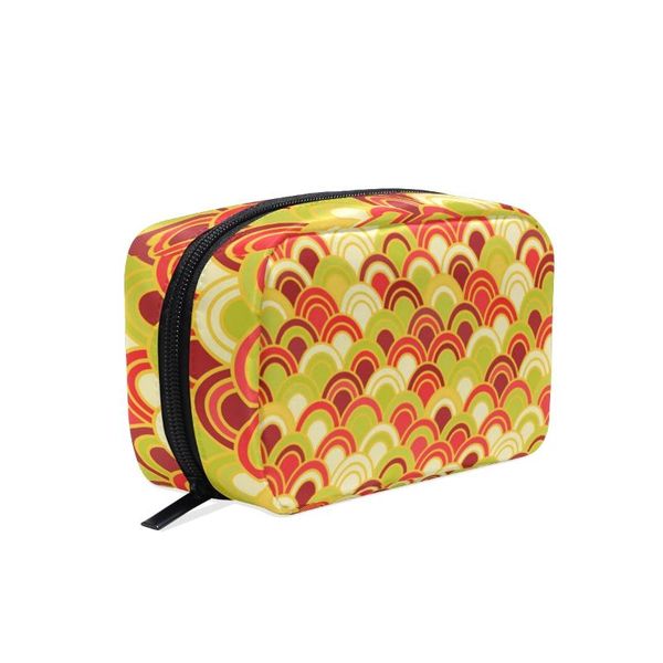 

cosmetic bags & cases fengju makeup bag portable toiletries fashionable square storage for girls lady woman traditional