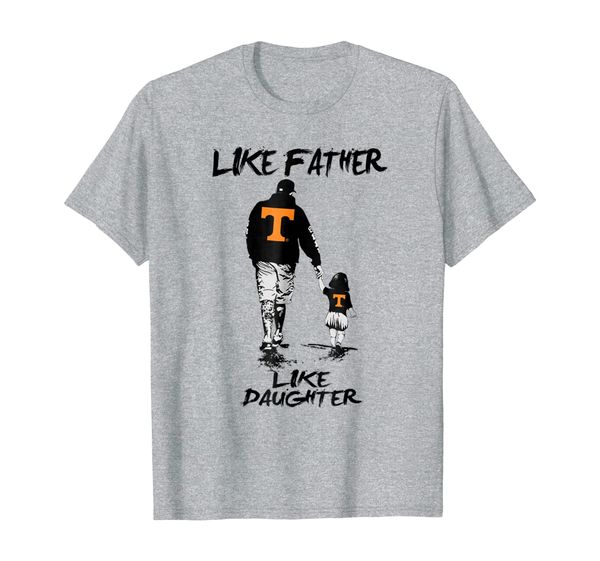 

tennessee volunteers like father like daughter t-shirt, White;black