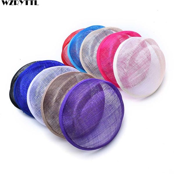 

2021 new 21*17sinamay royal fascinator millinery pillbox women beret race derby party wedding diy material hat base 5pcs 6c9t, Silver