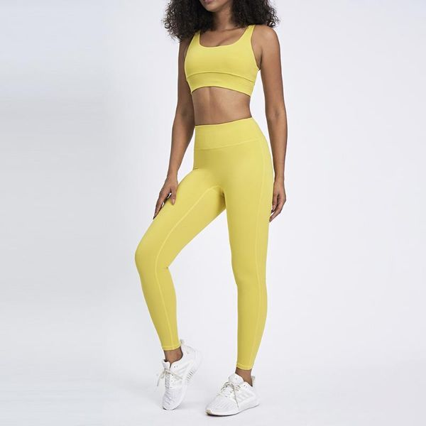 

yoga outfit women's wear 2-piece suit sports gym training running bra tight leggings pants sportswear workout set