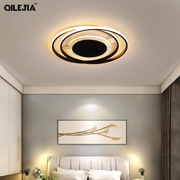 

ceiling lights led living room lamp simple modern double-layer highlight bedroom study circular creative light luxury