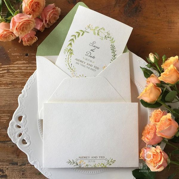 

gift wrap grass, trees, wind, forest, little fresh earth paper color printing beige envelope invitation fold wedding letter
