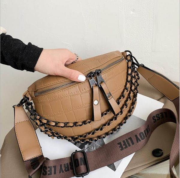 

waist bags 2021 women adjustable belt packs chest bag waterproof pu fanny pack